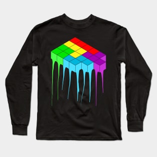 Tetris Melt 3 Long Sleeve T-Shirt